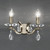 Fran LF2299/2 Willow 2 Light Bronze Wall Light