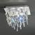 Fran FC5721 Bathroom 4 Light Chrome Flush Fitting