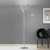 Fran LS214 Satin Nickel LED Floor Lamp