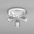 Fran TOPS8943 Studio 3 Light Chrome LED Spotlight