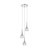 Dar Lighting Dar  LYA0350 Lyall 3 Light Polished Chrome ceiling Pendant 