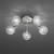 Fran LF2329/5 Protea 5 Light Chrome Semi Flush Fitting