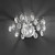 Fran LF2326/2 Wisteria 2 Light Chrome LED Wall Light