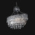 Fran LF2319/6 Tzarina 1 Light Chrome LED Pendant