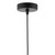 Dar Lighting Dar  MID0122 Midi 1 Light Matt Black Ceiling Pendant 