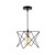 Dar Lighting Dar  MID0122 Midi 1 Light Matt Black Ceiling Pendant 