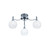 Fran LF2359/3 Chrysalis 3 Light Chrome Semi Flush