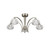 Fran LF2335/5 Ripple 5 Light Satin Nickel Semi Flush