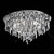 Fran FC5720F Polished Chrome Bathroom Ceiling Fitting