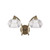 Fran LF2336/2 Ripple 2 Light Bronze Wall Light