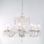 Fran LF2355/8 Aria 8 Light White/Gold Chandelier