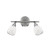 Fran TOPS8962 Lutina 2 Light Chrome Wall Spotlight