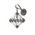Fran LF2362/1 Follie Iron/Glass Wall Light