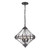 Fran LF2363/3 Follie Chrome/Glass 3 Light Pendant