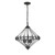 Fran LF2363/5 Follie Chrome/Glass 5 Light Pendant