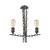 Fran LF2364/3 Linky Antique Iron 3 Light Pendant