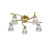 Fran LF2377-5 Clemmy 5 Light Matt Gold Ceiling Fitting