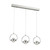 Fran LF2380-3 Rolla Chrome/Glass 3 Light LED Pendant
