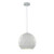 Fran HCP146 Tangent White Metal Medium Pendant