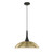 Fran HCP158 Perfora Brushed Gold/Black Large Pendant