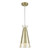Frankltie HCP164 Konos 1 Light Gold/Champagne Pendant
