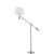 Fran LS231 Adjustable Chrome/Black Floor Lamp