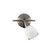 Fran TOPS8971 Lutina 1 Light Nickel Wall Spotlight