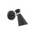 Dar Lighting Dar  ASH0722 Ashworth 1 Light Black And Chrome Wall Light 