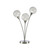 Fran LT991 Protea 3 Light Chrome/Clear Table Lamp