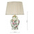 Dar Lighting Dar PEO4255 Peony 1 Light Multi Coloured Ceramic Table Lamp 