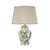 Dar Lighting Dar PEO4255 Peony 1 Light Multi Coloured Ceramic Table Lamp 