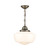 David Hunt Lighting David Hunt STO012 Stowe 1 Light Antique Brass/Opal Pendant