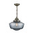 David Hunt Lighting David Hunt STO0110 Stowe 1 Light Antique Brass/Smoked Pendant