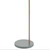 Dar Lighting Dar  FRE4939 Frederick 1 Light Grey Floor Lamp 