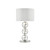 Dar Lighting Dar  INN4250 Innsbruck 1 Light Polished Chrome Table Lamp 