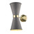 David Hunt Lighting David Hunt HYD09 Hyde 2 Light Metal Wall Bracket