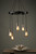 Dar Lighting Dar  IVA0531 Ivan 5 Light Rustic Wood Ceiling Pendant 