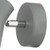 Dar Lighting Diza Matt Grey Single Spotlight