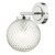 Dar Lighting Wayne Polished Chrome And Glass Bathroom Wall Light IP44
