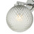 Dar Lighting Wayne Polished Chrome And Glass Bathroom Wall Light IP44