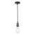 Dar Lighting Waco Black Chrome Matt Black Single E27 Suspension