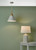 Dar Lighting Vondra White And Grey Table Lamp With Shade