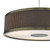 Dar Lighting Alvaro Antique Bronze And Mushroom 3 Light Pendant