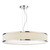 Dar Lighting Alvaro Ivory And Polished Chrome 6 Light Pendant
