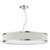 Dar Lighting Alvaro Ivory And Polished Chrome 6 Light Pendant