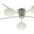 Dar Lighting Dar  JAS5446 Jasper 5 Light Satin Chrome Semi Flush Fitting 