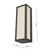 Dar Lighting Arham Matt Grey And Frosted Glass Outdoor LED Wall Light IP65
