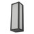 Dar Lighting Arham Matt Grey And Frosted Glass Outdoor LED Wall Light IP65