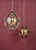 Dar Lighting Vanessa 5 Light Polished Nickel And Glass Lantern Pendant