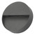 Dar Lighting Ugo Round Eyelid Anthracite LED Outdoor Wall Light IP65
